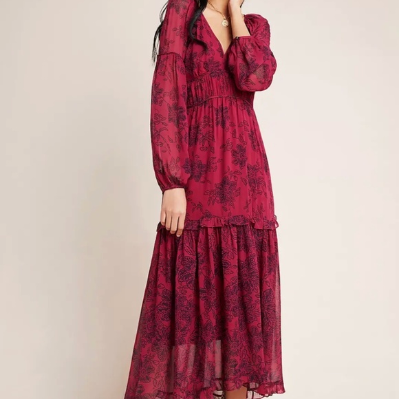 New Anthropologie Maeve Annabella Maxi Dress Size 4